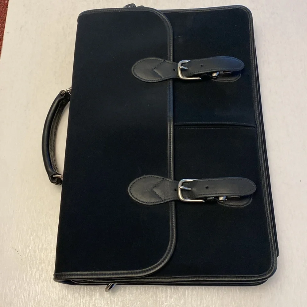 Schlesinger Elegant Black Leather Men's Bag